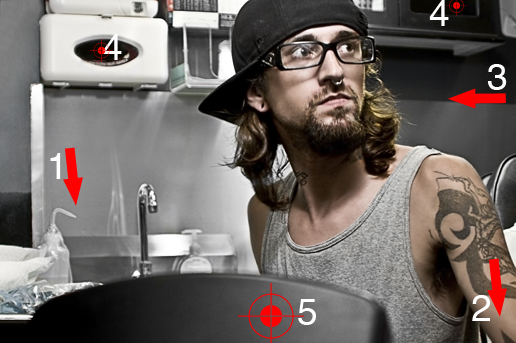 Tattooist Portrait for Lesson Turtorial tattioistphotographlesson blog Making Your Photos Better