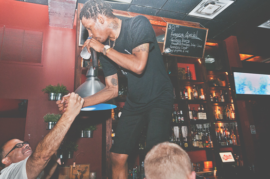 Travi$ Scott in Miami, Florida photographed by D. TUCKER at the Stage.