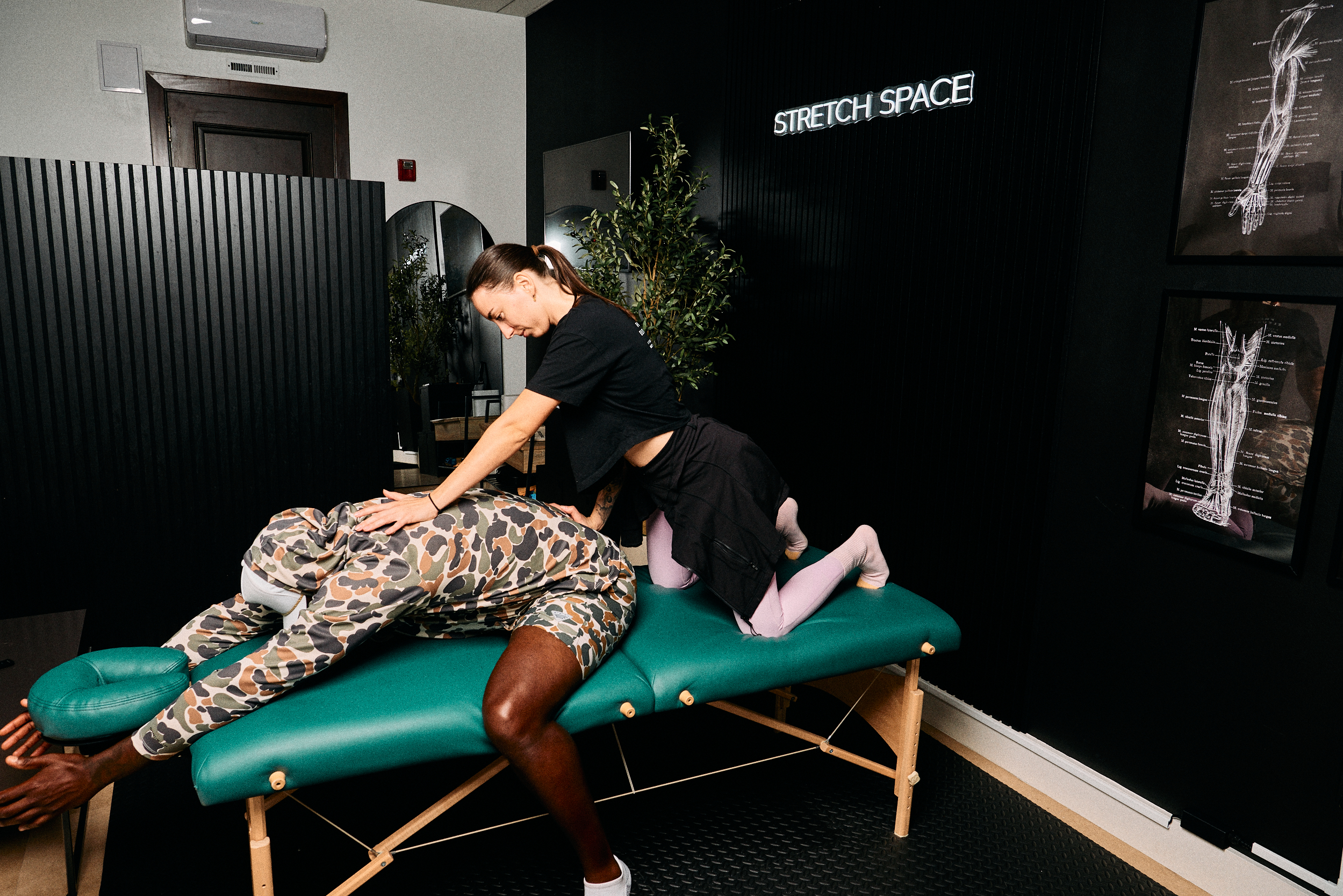 Stretch therapy session focused on golf mobility, flexibility, and performance.